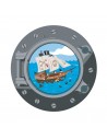 Stickers Pirates,Sticker Pirate: hublot Bateau Acier