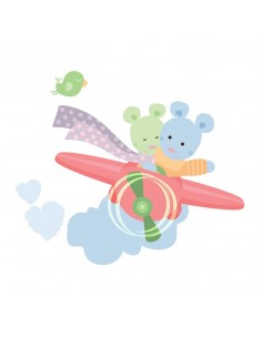 Stickers Nounours Doudous,Sticker Bébé: Doudou Avion 2