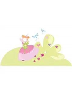 Stickers Fée & Princesse,sticker princesse: paysage princesse