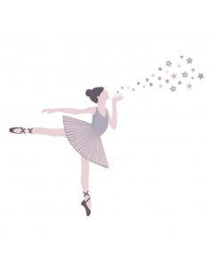 Stickers Danseuse,Stickers muraux: Danseuse Etoiles