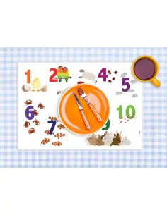 Set de table,Set de table enfant: Chiffres 2