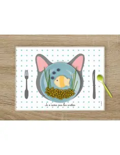 Set de table,Set de Table Enfant: Chat 2