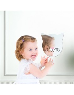 Miroir enfant,Miroir enfant: Tête de Chat 2