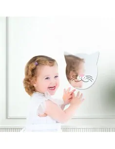 Miroir enfant,Miroir enfant: Tête de Chat 2
