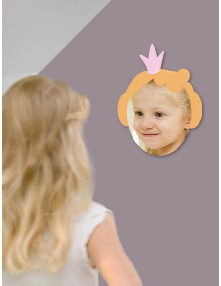 Miroir enfant,Miroir enfant: Tête princesse