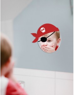 Miroir enfant,Miroir enfant: Tête Pirate 2