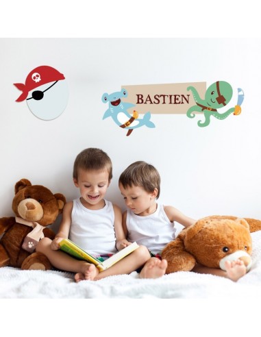 Miroir enfant,Miroir enfant: Tête Pirate Miroir enfant,Miroir enfant: Tête Pirate