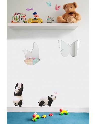 Miroir enfant,Miroir enfant: Papillon de face Miroir enfant,Miroir enfant: Papillon de face
