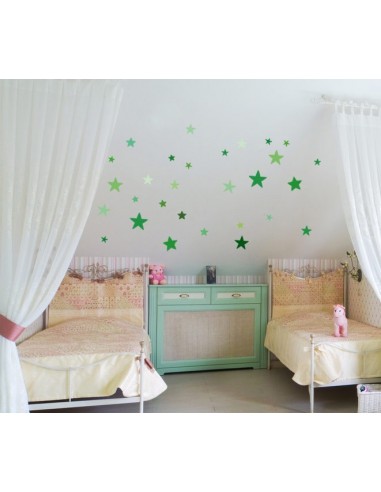 Stickers Graphiques,Stickers muraux: Etoiles vertes Stickers Graphiques,Stickers muraux: Etoiles vertes