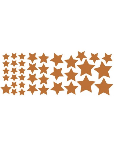 Stickers Graphiques,Stickers muraux: Etoiles bronze Stickers Graphiques,Stickers muraux: Etoiles bronze