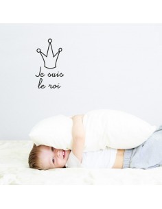 Stickers Chevalier,Sticker Enfant: Je suis le roi 2