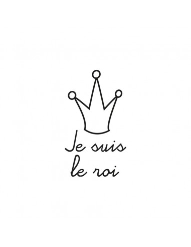 Stickers Chevalier,Sticker Enfant: Je suis le roi