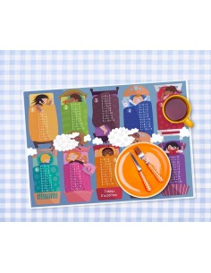 Set de table,Set De Table Enfant: Tables d'Addition 2