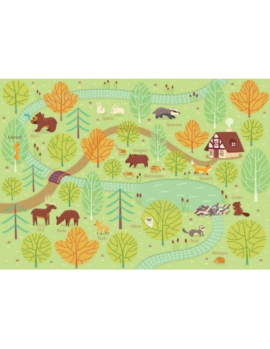 Set de table,Set De Table Enfant: Forêt Set de table,Set De Table Enfant: Forêt