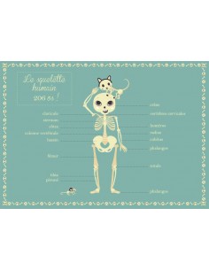 Set de table,Set De Table Enfant: Squelette