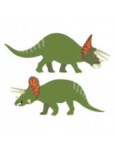 Stickers Dinosaures,Stickers Dinosaures: 2 tricératops