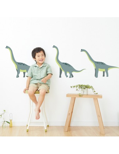 Stickers Dinosaures,Stickers enfant: 3 brachiosaures Stickers Dinosaures,Stickers enfant: 3 brachiosaures