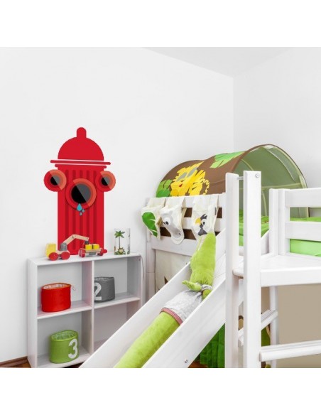 Stickers Pompier,sticker enfant: bouche d'incendie