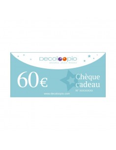 Cartes cadeaux,Chèque cadeau Decoloopio 60€
