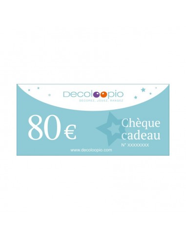 Cartes cadeaux,Chèque cadeau Decoloopio 80€