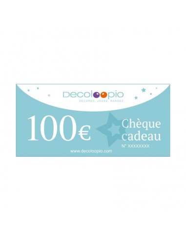 Cartes cadeaux,Chèque cadeau Decoloopio 100€