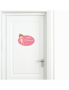 Plaques de porte,Plaque de porte: Danseuse 2