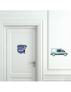 Plaques de porte,Plaque de porte: Policier 2