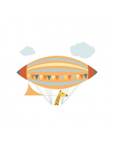 Stickers Prise,Sticker prise ou interrupteur: Dirigeable 2