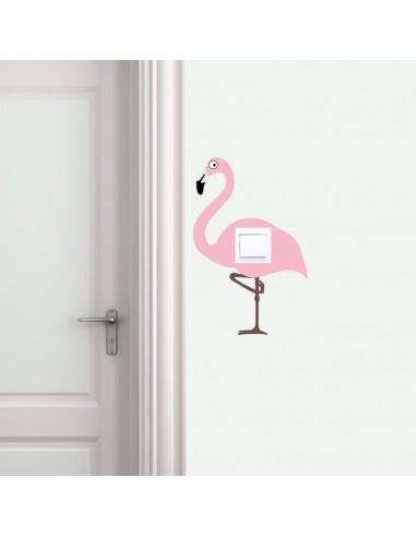 Stickers Prise,Sticker prise ou interrupteur: Flamant rose Stickers Prise,Sticker prise ou interrupteur: Flamant rose