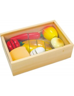 Cuisine & Dînette,P'tit Dej' à découper en bois 2