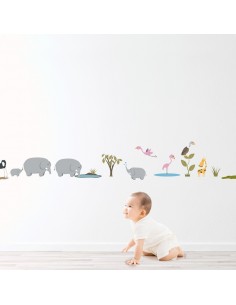 Kit Deco Promo,Kit de 53 Stickers: Grande Savane 2