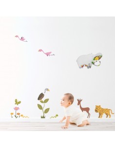 Stickers Jungle & Savane,Stickers enfants: Elements savane 2