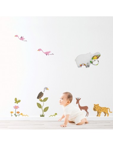 Miroir Bebe Hippo De La Savane Miroir Bebe Hippo De La Savane