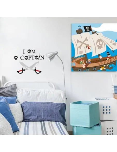 Stickers Pirates,Sticker Sabres: I am a captain