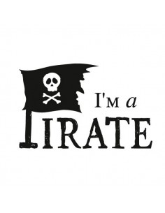 Stickers Pirates,Sticker drapeau: I'm a Pirate
