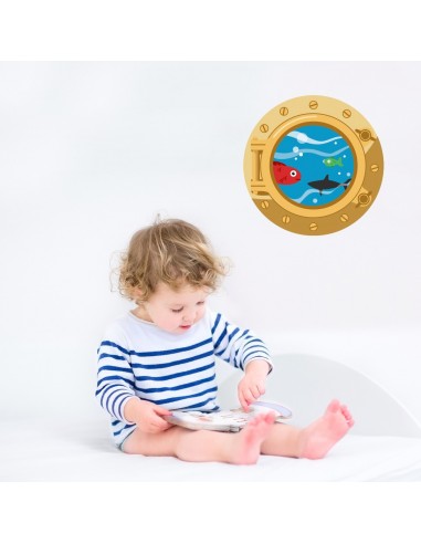 Stickers Pirates,Stickers Pirate Hublot Poissons Doré Stickers Pirates,Stickers Pirate Hublot Poissons Doré