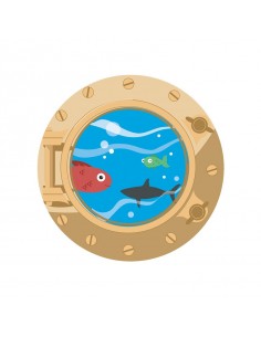 Stickers Pirates,Stickers Pirate Hublot Poissons Doré