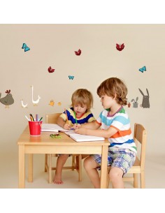 Stickers Ferme,Stickers déco: Frise Animaux de la Ferme 2
