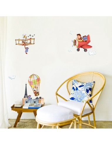 Stickers Bébé,Sticker Frise: Léo et Ruben Stickers Bébé,Sticker Frise: Léo et Ruben