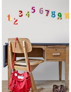 Stickers Lettre et Chiffres,Stickers enfant: Chiffres Animaux 2