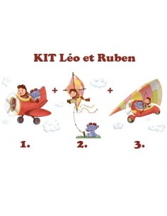Kit Deco Promo,Kit Stickers: Léo et Ruben