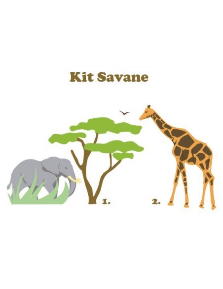 Kit Deco Promo,Kit Stickers: Savane