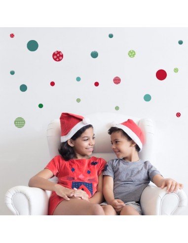 Stickers Noël,Sticker Boules de Noël Stickers Noël,Sticker Boules de Noël