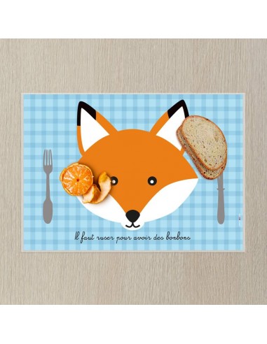 Set de table,Set De Table Enfant: Renard Set de table,Set De Table Enfant: Renard