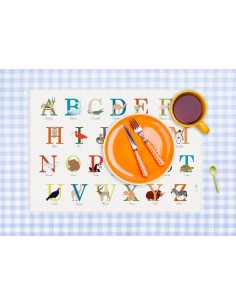 Set de table,Set De Table Enfant: ABC Animaux 2