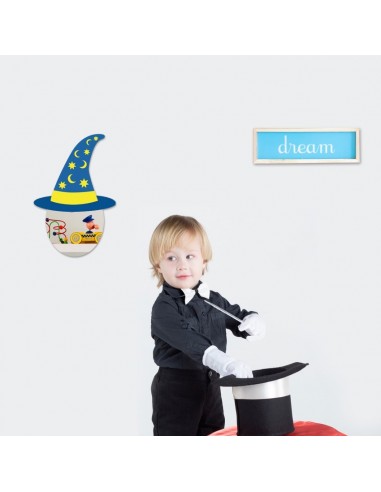 Miroir enfant,Miroir enfant: Tête Magicien Miroir enfant,Miroir enfant: Tête Magicien