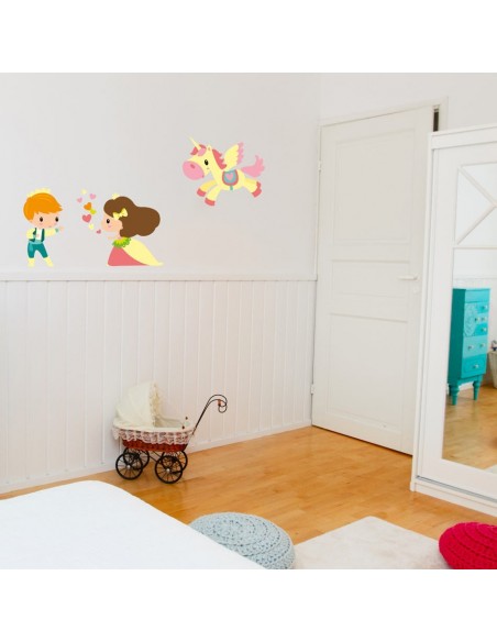 Stickers Fée & Princesse,Sticker Enfant: Princesse Charlotte