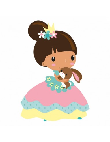 Stickers Fée & Princesse,Sticker Enfant: Princesse Eva