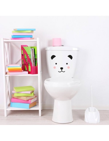 Stickers WC,Sticker WC: Tête d'ours Stickers WC,Sticker WC: Tête d'ours