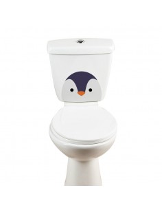 Stickers WC,Sticker WC: Tête de pingouin